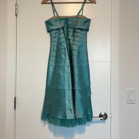 BCBGMAXAZRIA Strapless Turqouise Dress - Picture 6 of 8